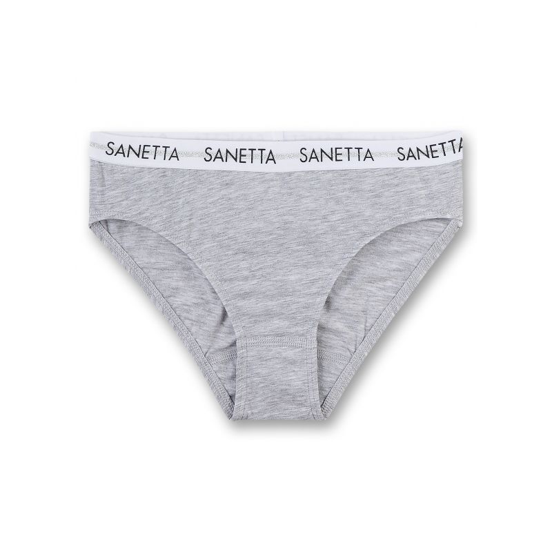 

Трусы для девочки Sanetta 128 см Серый 346185