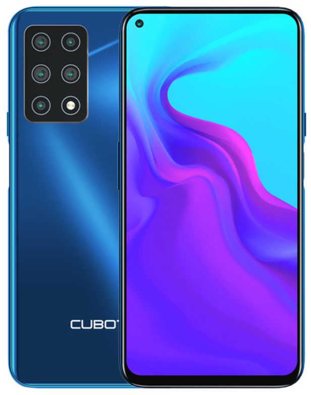 

Cubot X30 8/128 Gb blue, 6.4", Helio P60, 3G, 4G, NFC