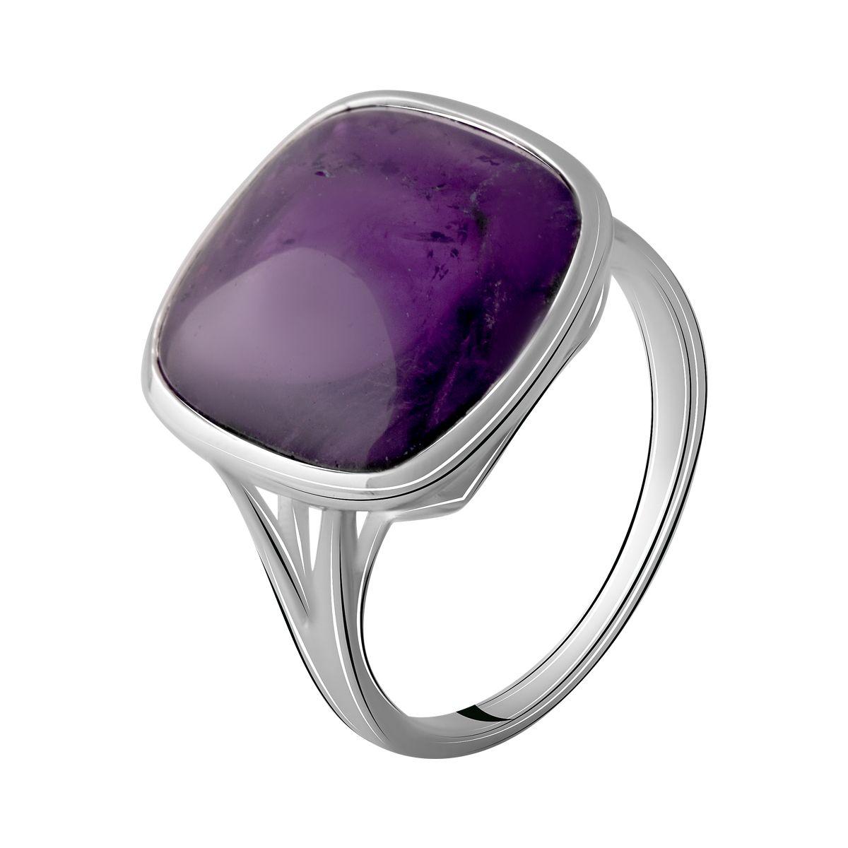 

Серебряное кольцо SilverAlex с натуральным аметистом 9.283ct 19 размер