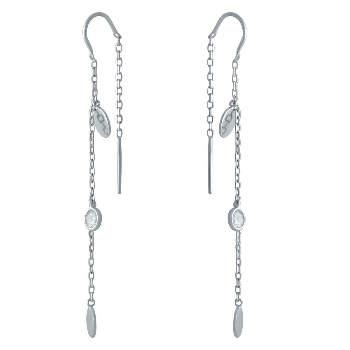 

Серебряные серьги SilverAlex с фианитами