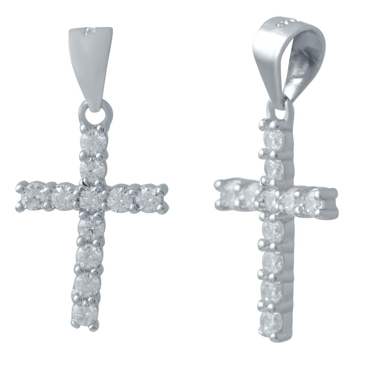 

Серебряный крестик SilverAlex с фианитами