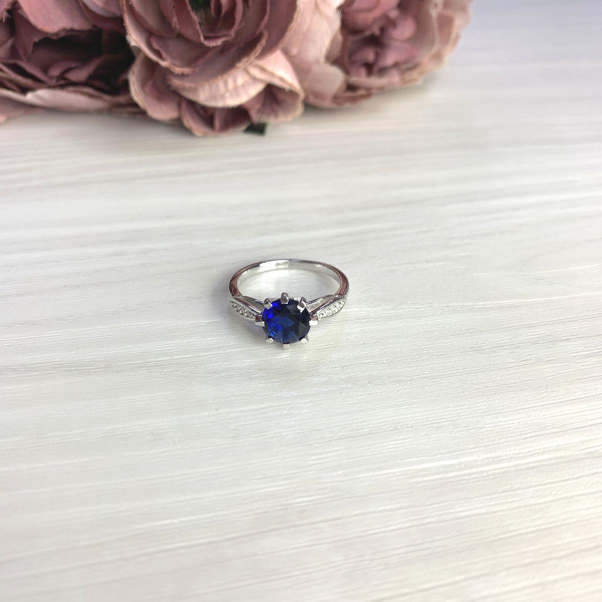 

Серебряное кольцо SilverAlex с сапфиром nano 2.61ct 18 размер (2073048-18)