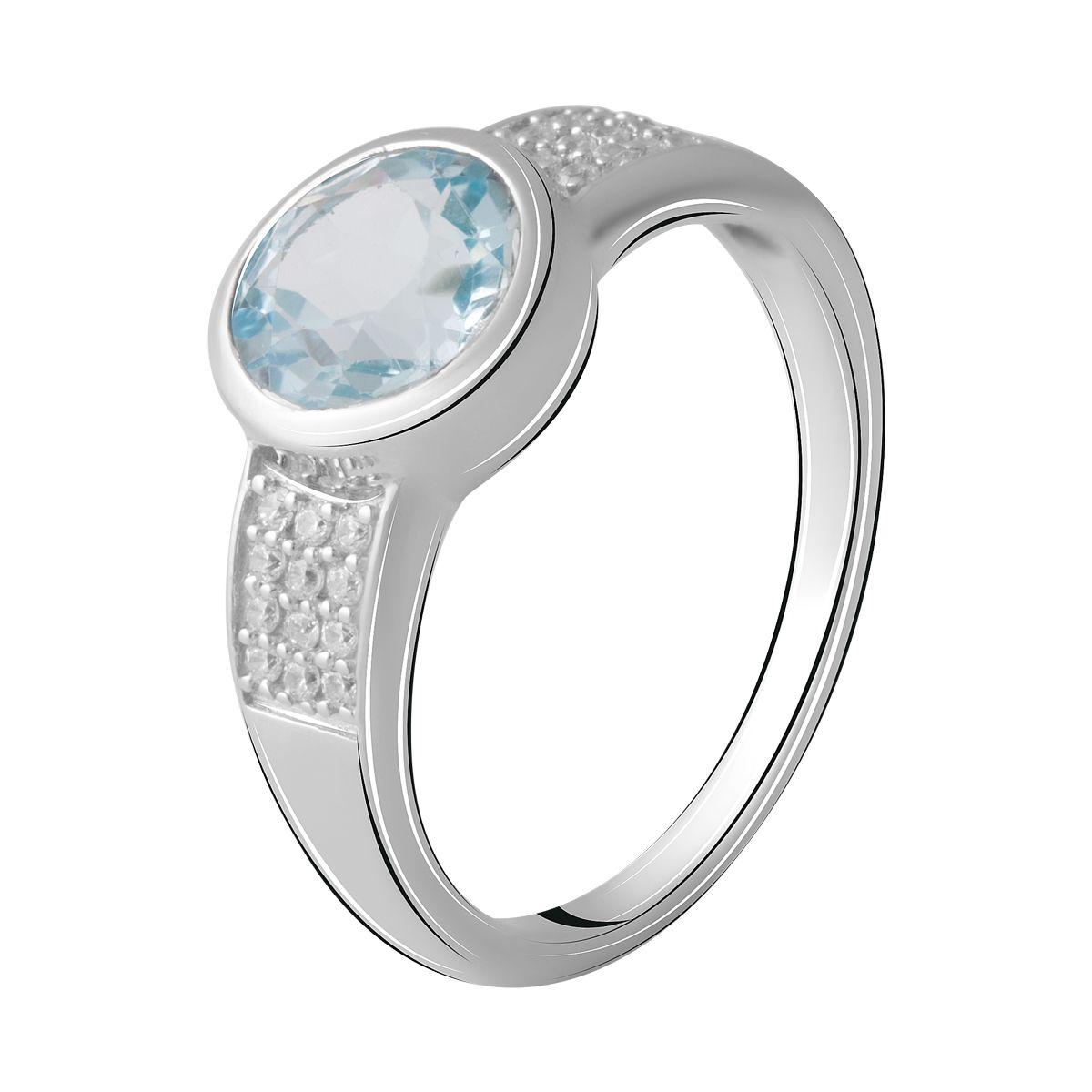 

Серебряное кольцо SilverAlex с натуральным топазом 2.621ct 18 размер