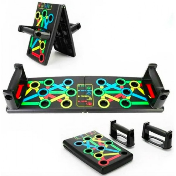 

Платформа для отжимания доска упор Foldable Push Up Board разными хватами от пола для мужчин и женщин.