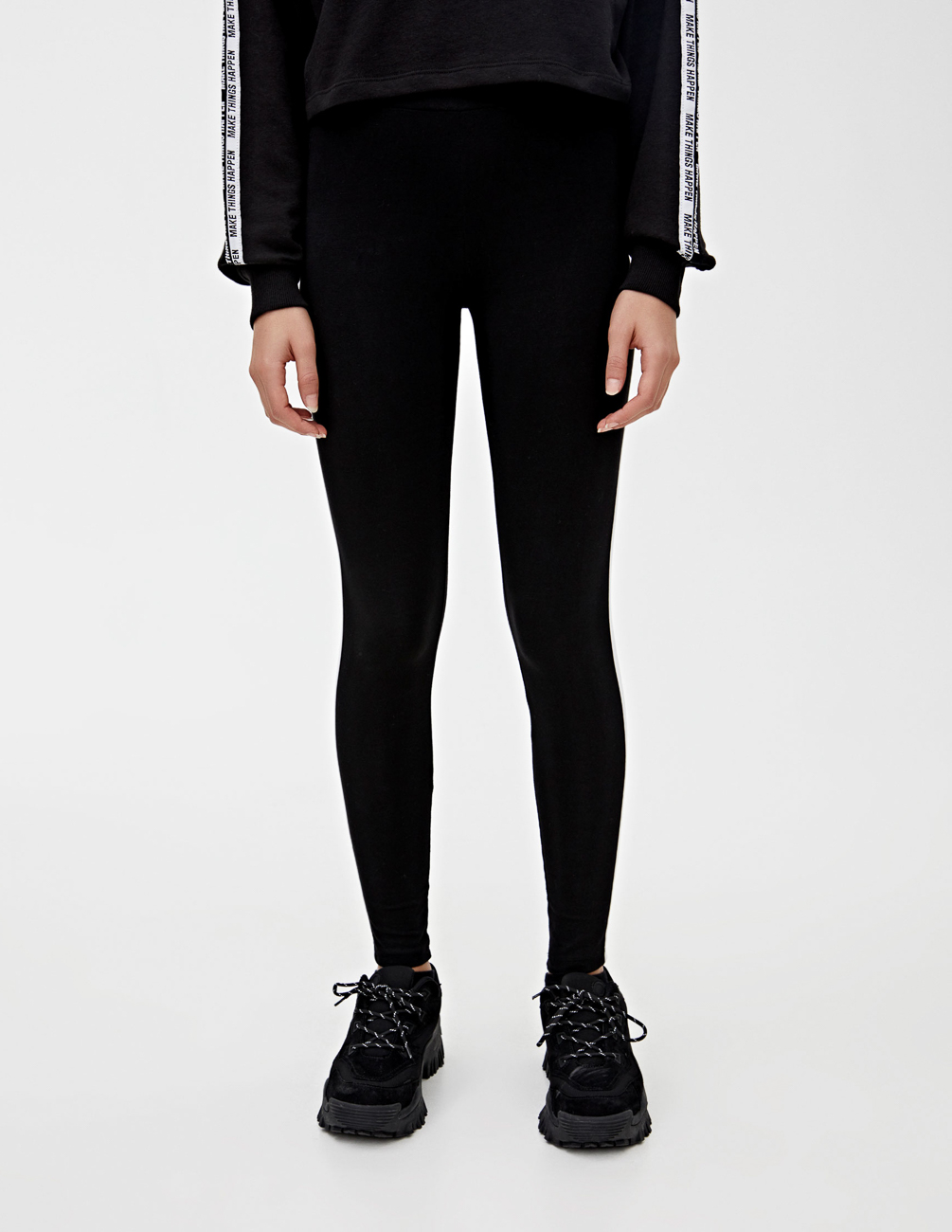 

Лосины PULL & BEAR Ж1056418 (5678/338/800) цвет черный S