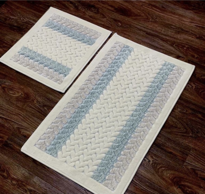 

Набор ковриков Zugo Home Mercan SuYesili 50x60+60x100 см