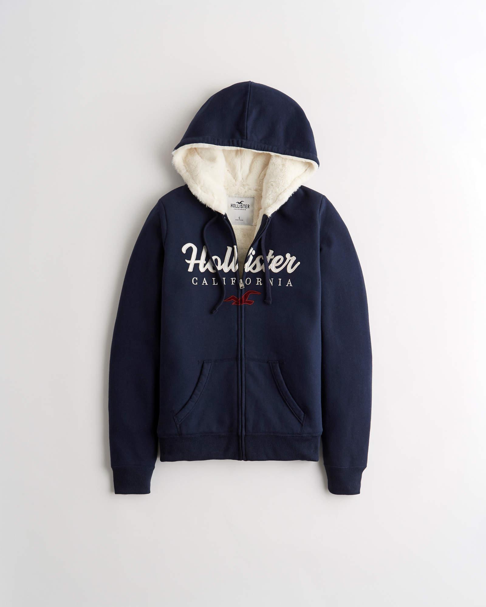 

Толстовка женская - толстовка Hollister HC8413W XS Темно-синий