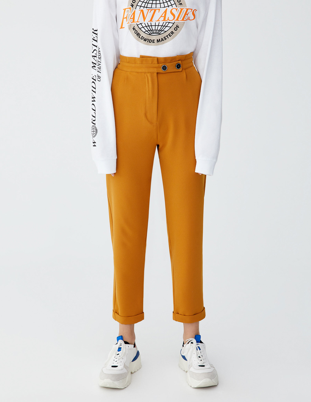 

Брюки PULL & BEAR Ж1056269 (9680/354/703) цвет желтый M