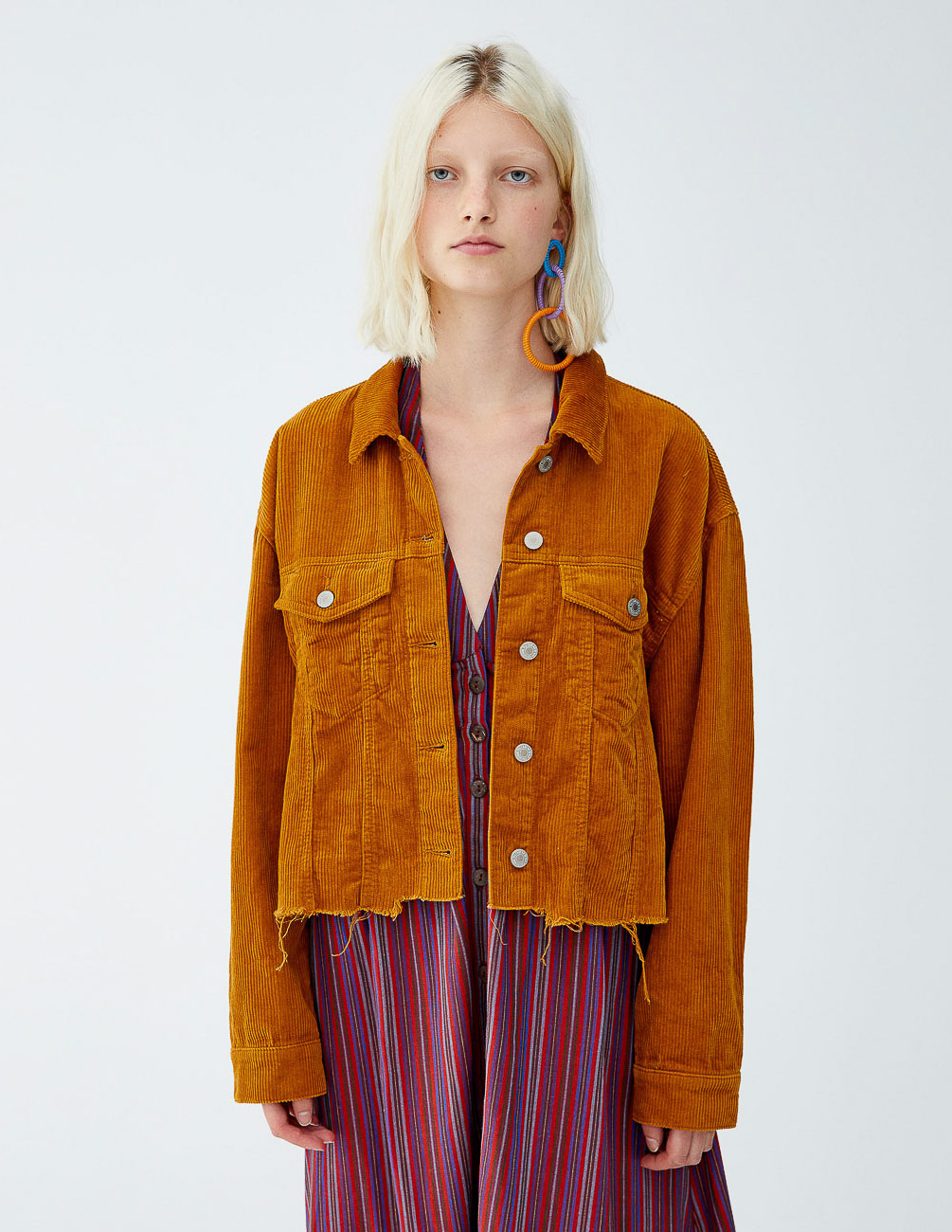 

Джинсовка PULL & BEAR Ж1056320 (9712/322/305) цвет коричневый S