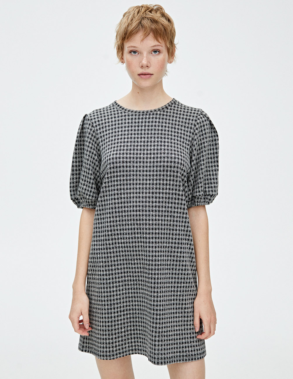 

Платье PULL & BEAR Ж1056098 (9390/396/802) цвет серый S