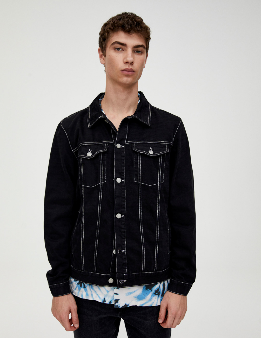 

Куртка PULL & BEAR М0107829 (5715/801/800) цвет черный, Куртка PULL & BEAR М0107829 (5715/801/800) цвет черный L