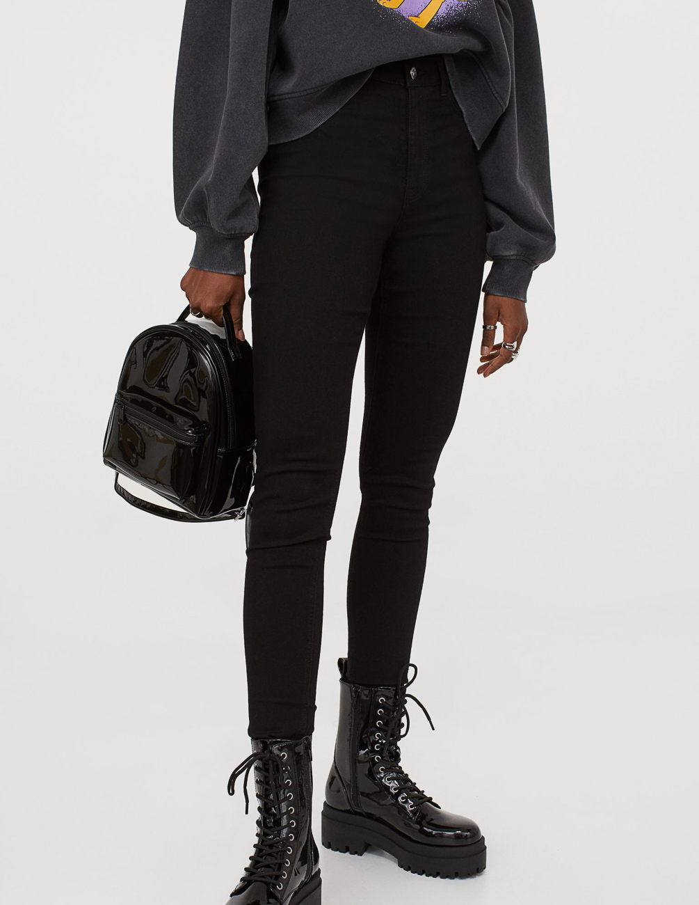 

Джинсы H&M Ж1056716 цвет черный L