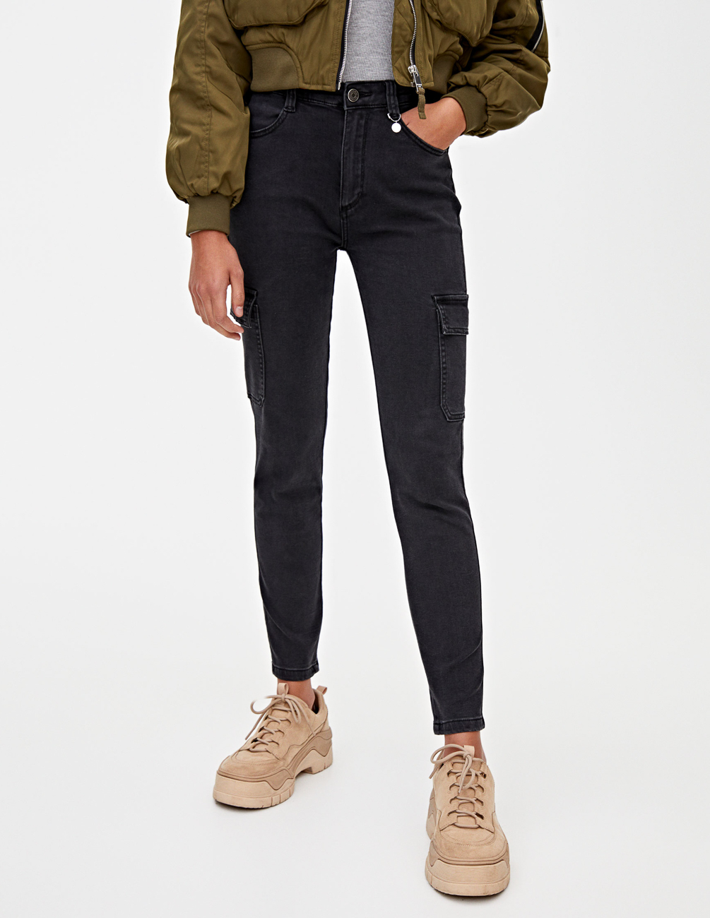 

Джинсы PULL & BEAR Ж1055891 (9670/324/883) цвет черный S