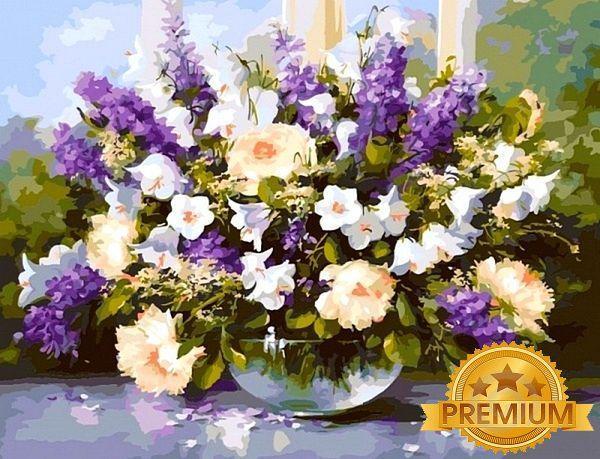 

Картина по номерам 40×50 см. Babylon Premium (цветной холст + лак) Аромат весны (NB 110)
