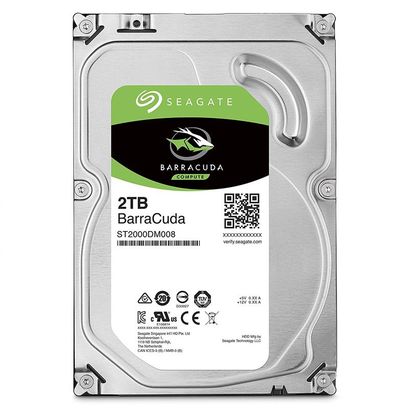 

Накопитель HDD SATA 2.0TB Seagate BarraCuda 256MB (ST2000DM008)