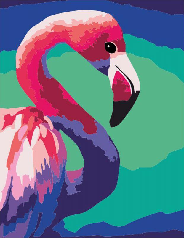 

Набор картина по номерам Rosa Start акриловая живопись Pink flamingo 35x45см (4823098501107)