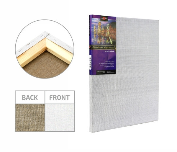 

Холст на подрамнике Rosa 60x85 см масляный грунт среднее зерно лён галер. натяжка (4820149889641)