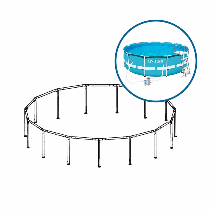 

Каркас Intex (366-99 см) Для бассейнов Metal Frame 28218, -718