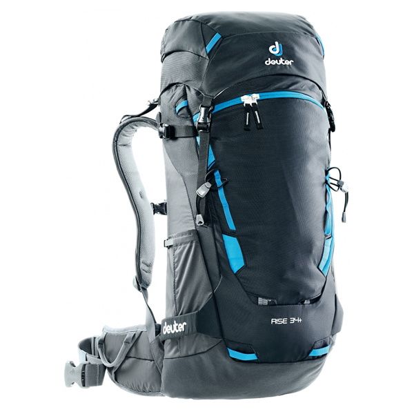 

Рюкзак Deuter Rise 34+ колір 7403 black-graphite (3301318 7403)