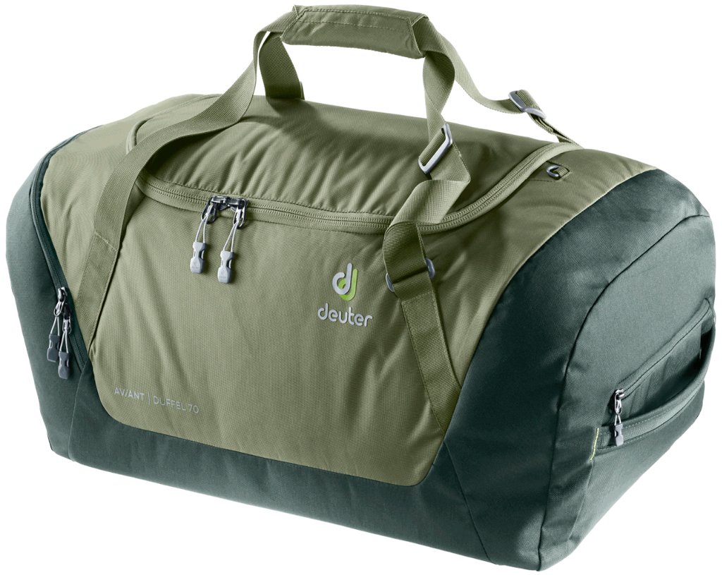 

Сумка-рюкзак Deuter Aviant Duffel 70 колір 2243 khaki-ivy (3520220 2243)