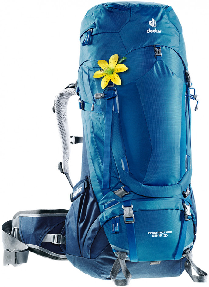 

Рюкзак Deuter Aircontact PRO 55+15 SL колір 3033 ocean-midnight (3330017 3033)