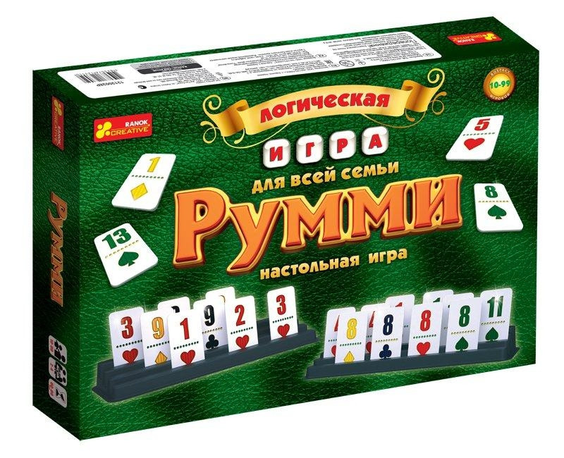 

Настольная игра Румми (Rummy). 8+ Ranok-creative 12120028Р