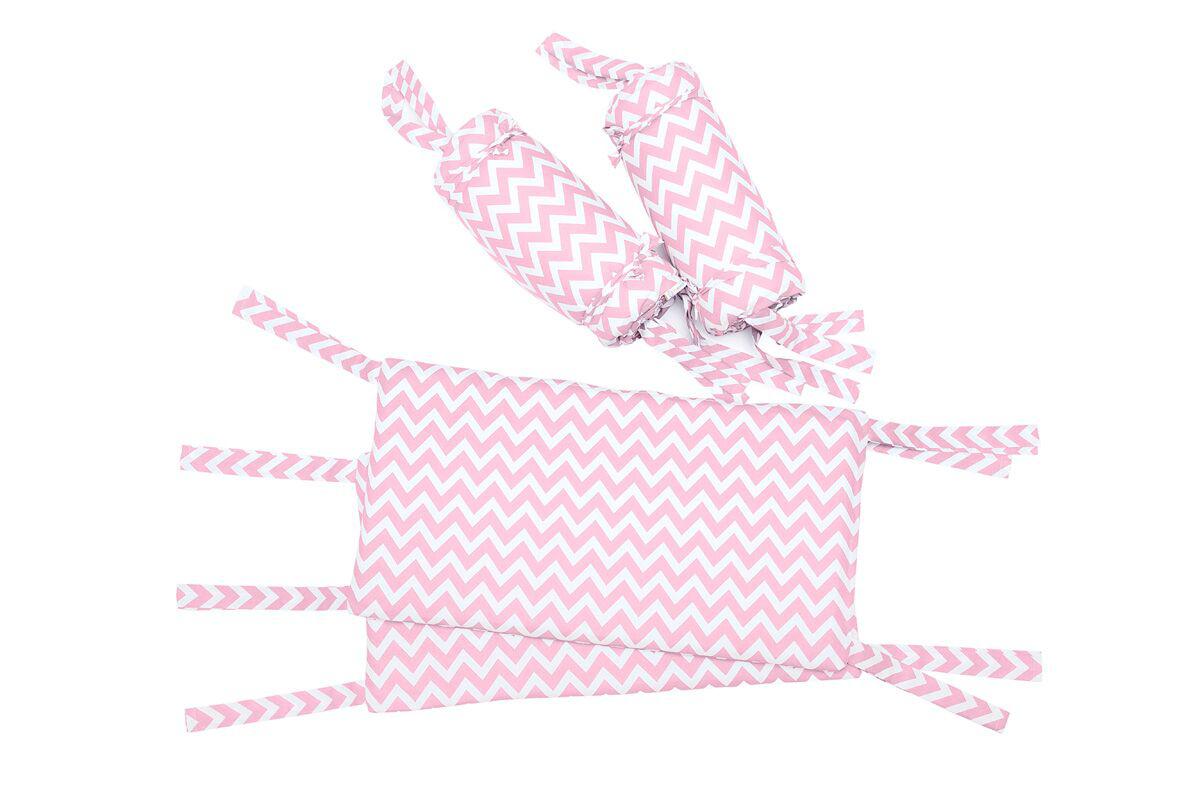

Защитные бортики в кроватку GoforKid Pink Full Розовые (1330-204-993-1)