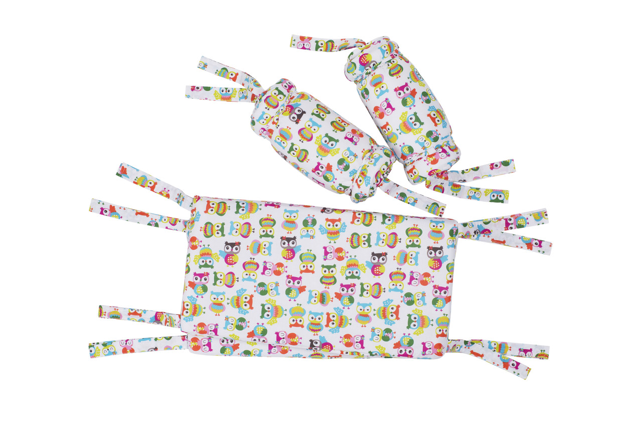 

Защитные бортики в кроватку GoforKid Милашка Full Ca va by Veronique Pettit Белые (1330-204-992-1)