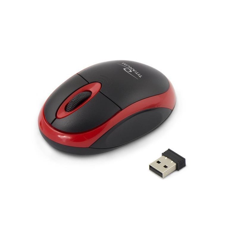 

Мышь беспроводная Esperanza Titanum TM116R Black-Red USB