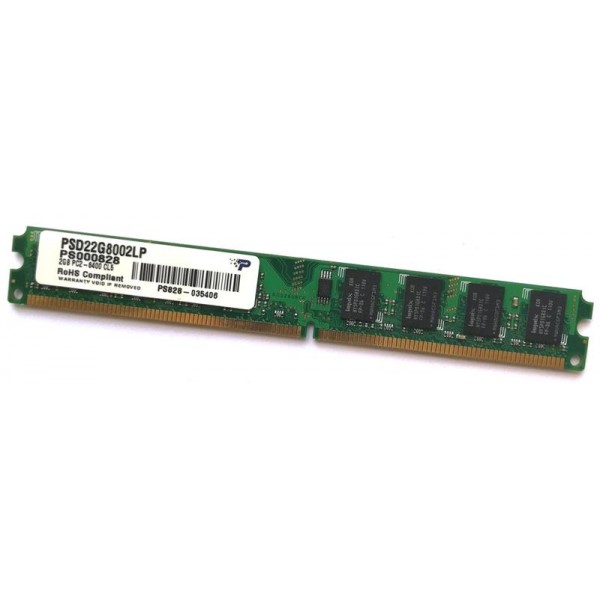 

DDR2 2GB/800 Patriot (PSD22G8002LP) Refurbished