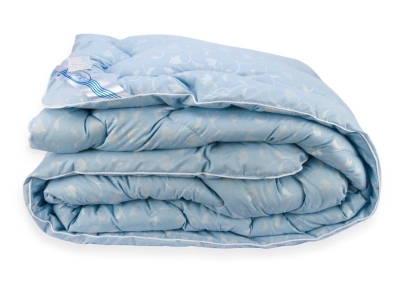 

Одеяло Лебяжий Пух Leleka-Textile Полуторный 140х205 Голубой Вензель (SKL53-276676)