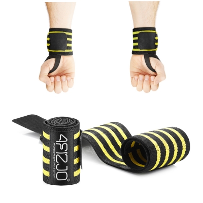 

Бинты для запястий кистевые бинты 4FIZJO Wrist Wraps черно-желтый (SKL41-249477)