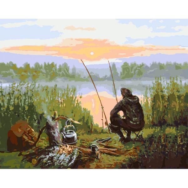 

Картины по номерам 40*50 см. Идейка (без коробки) Отдых у реки (КНО 2241)