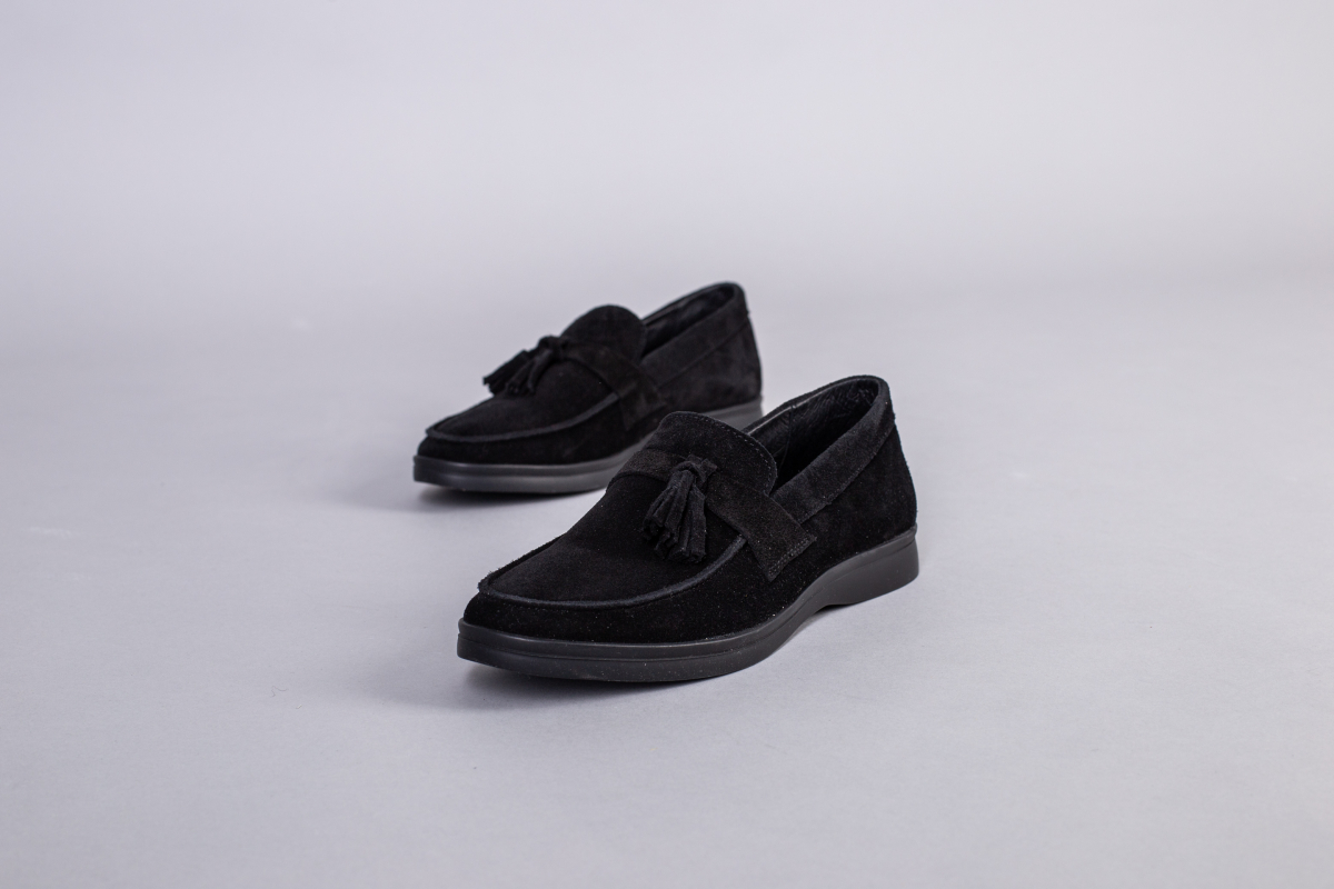 

Лофери замшеві LuxuryShoes 5240-5/39 Чорний