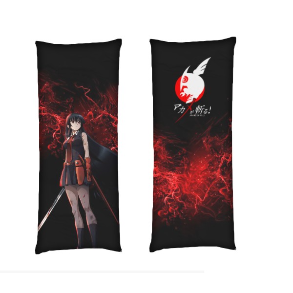 

Подушка AKAME GA KILL! дакимакура двухсторонняя стандарт 40 х 100 см - MyTee