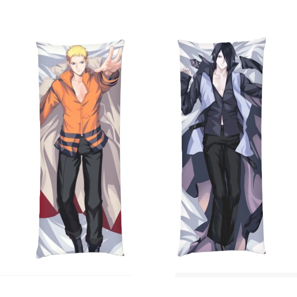 

Подушка SASUKE & NARUTO дакимакура двухсторонняя стандарт 40 х 100 см - MyTee