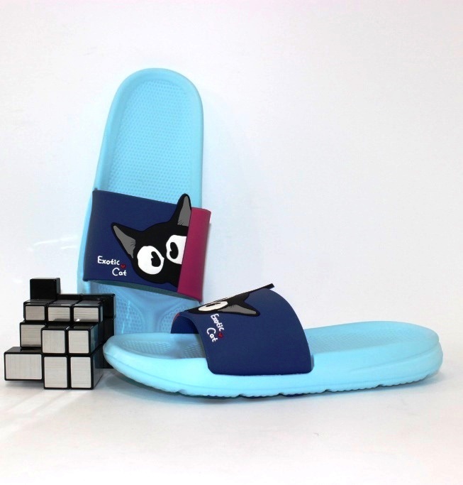 

Женские шлёпанцы Shoes 7019-47-синие 36/37 23.5см синий