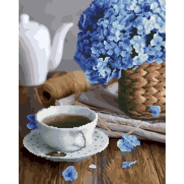 

Алмазная живопись Brushme 40*50 Чай с цветочным ароматом