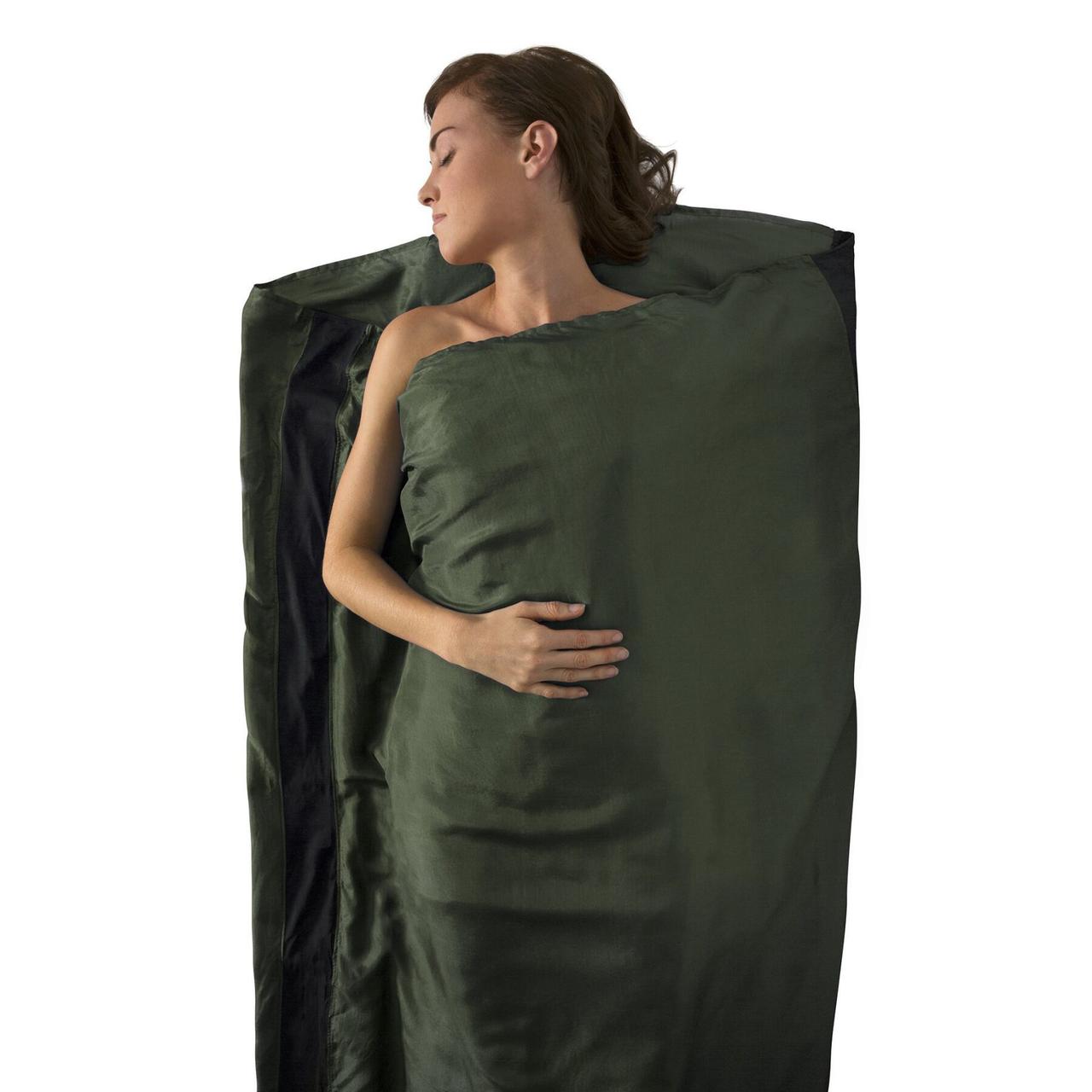 

Вкладиш в спальник Sea To Summit Silk Liners 185 Eucalyptus