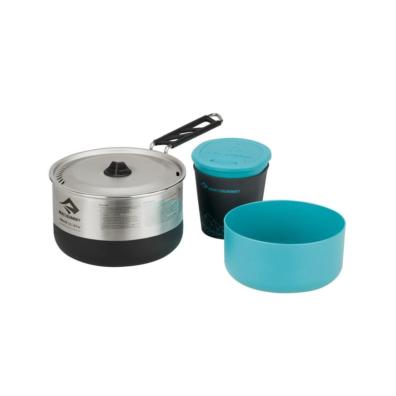 

Набір посуду Sea To Summit Sigma Set 1.1 with Stuff Sack Pacific Blue/Silver