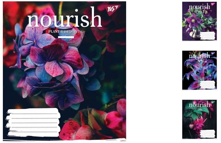 

А5/60 лин. YES NOURISH, тетрадь для записей 10шт в упак. // (764173)