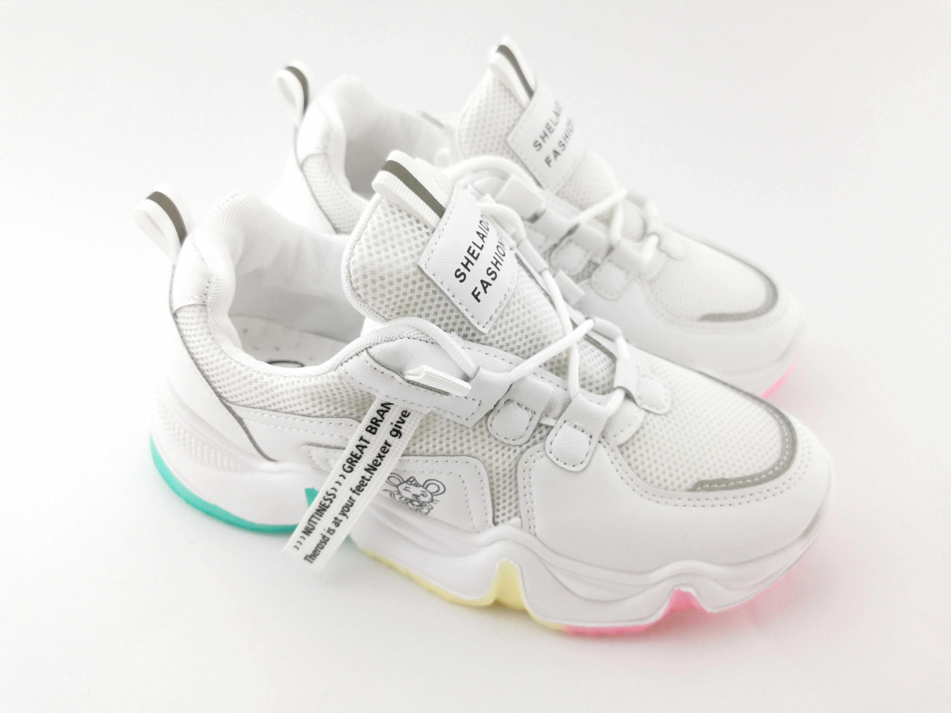 

Кроссовки Happy 1802-2 38 23,5 см белые