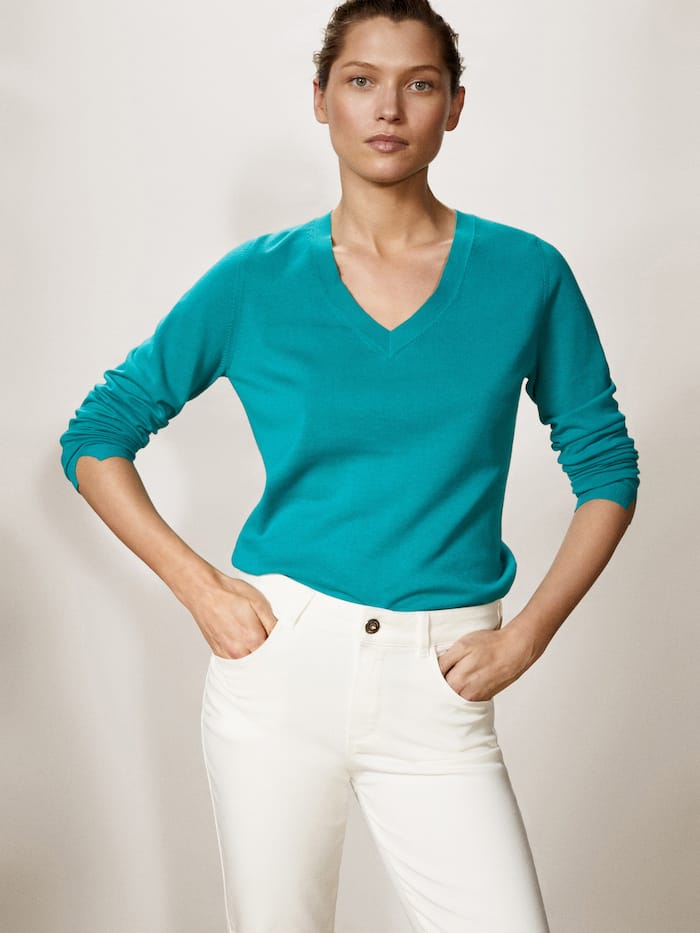 

Свитер Massimo Dutti M Бирюзовый 04801567