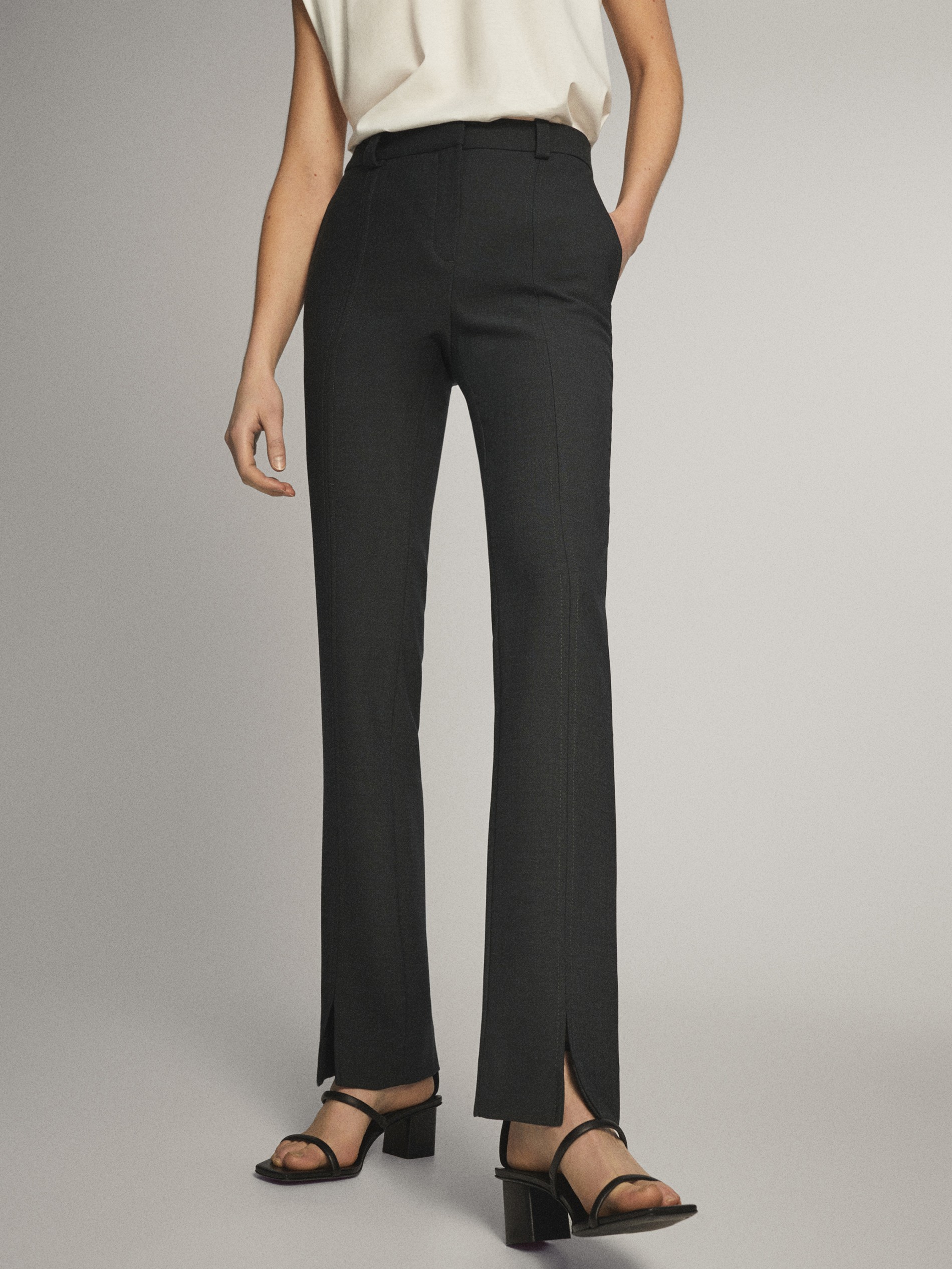 

Брюки Massimo Dutti  Серые 04801602, Брюки Massimo Dutti 38 Серые 04801602
