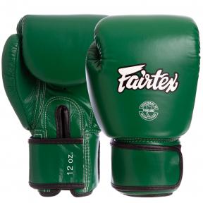 

Перчатки боксерские кожаные на липучке FAIRTEX BGV16 (р-р 12oz, зеленый)