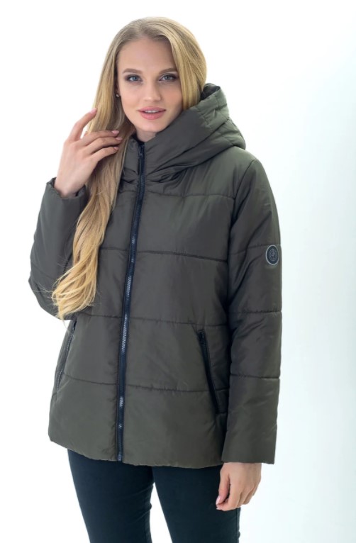 

Женская куртка демисезонная больших размеров KML 0023  () Хаки (K 0023/3 A, Женская куртка демисезонная больших размеров KML 0023 XL (50) Хаки (K 0023/3 A)