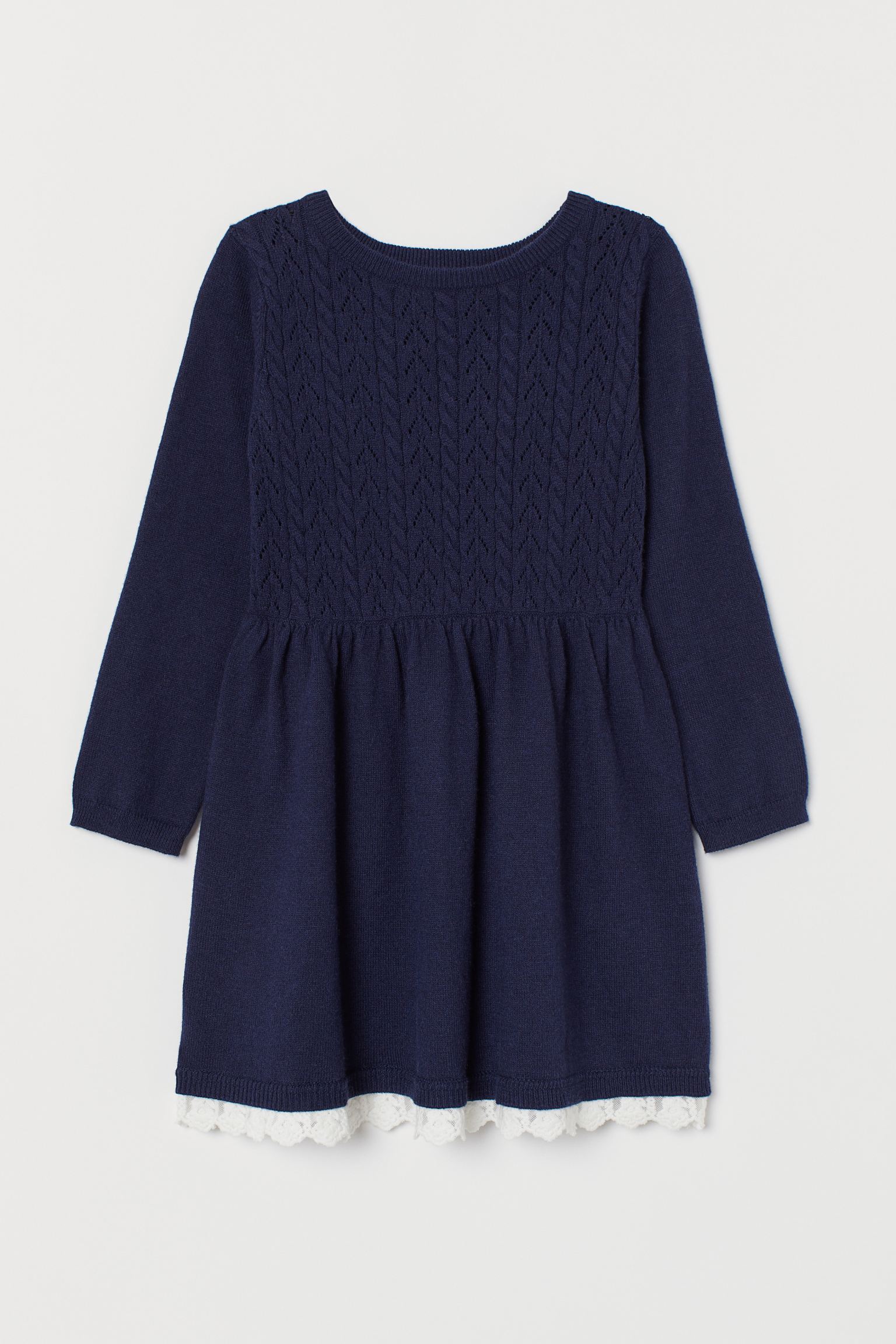 

Платье H&M 110 116см темно синий 24027495640