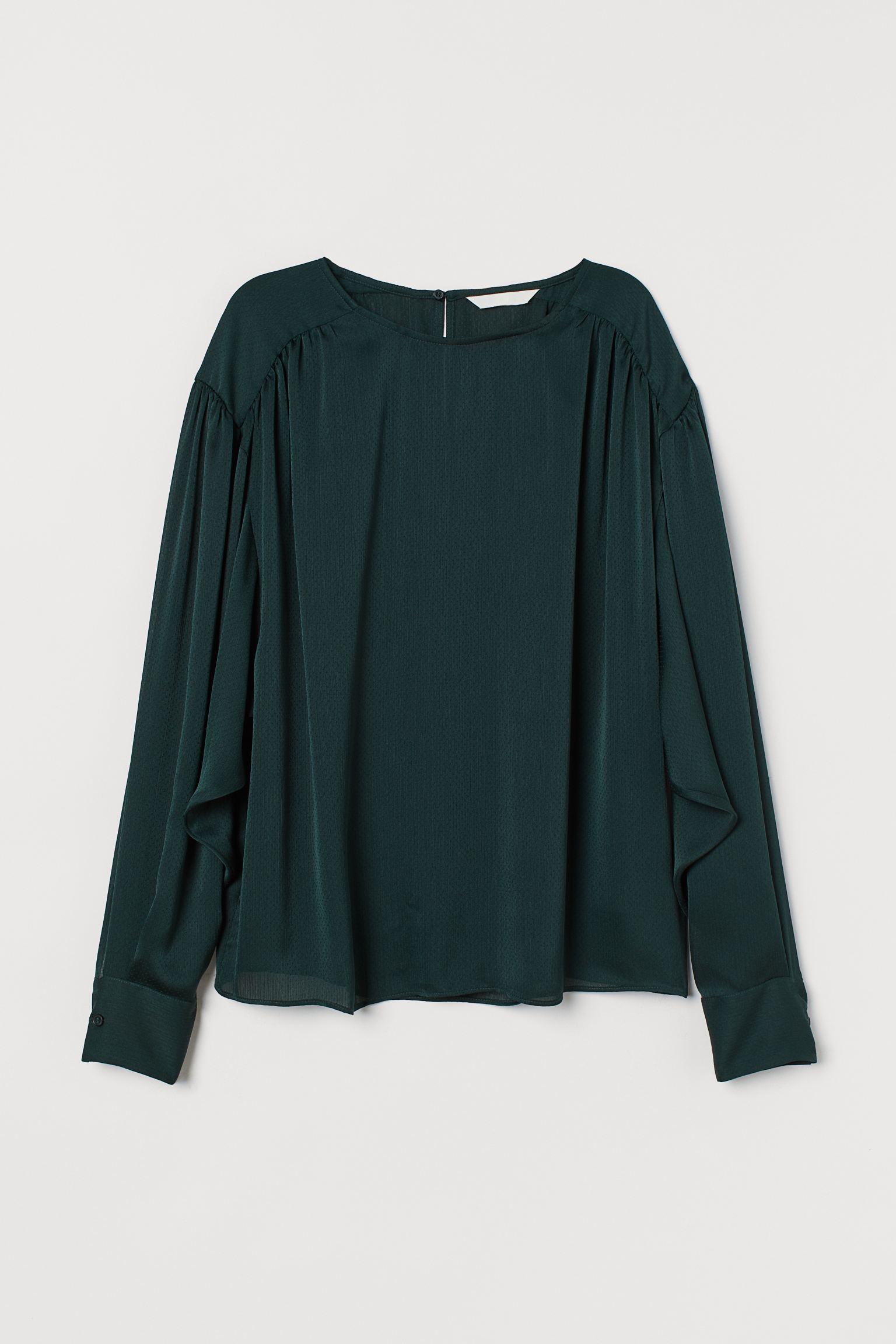 

Блуза H&M  темно зеленый 23128171501, Блуза H&M S темно зеленый 23128171501