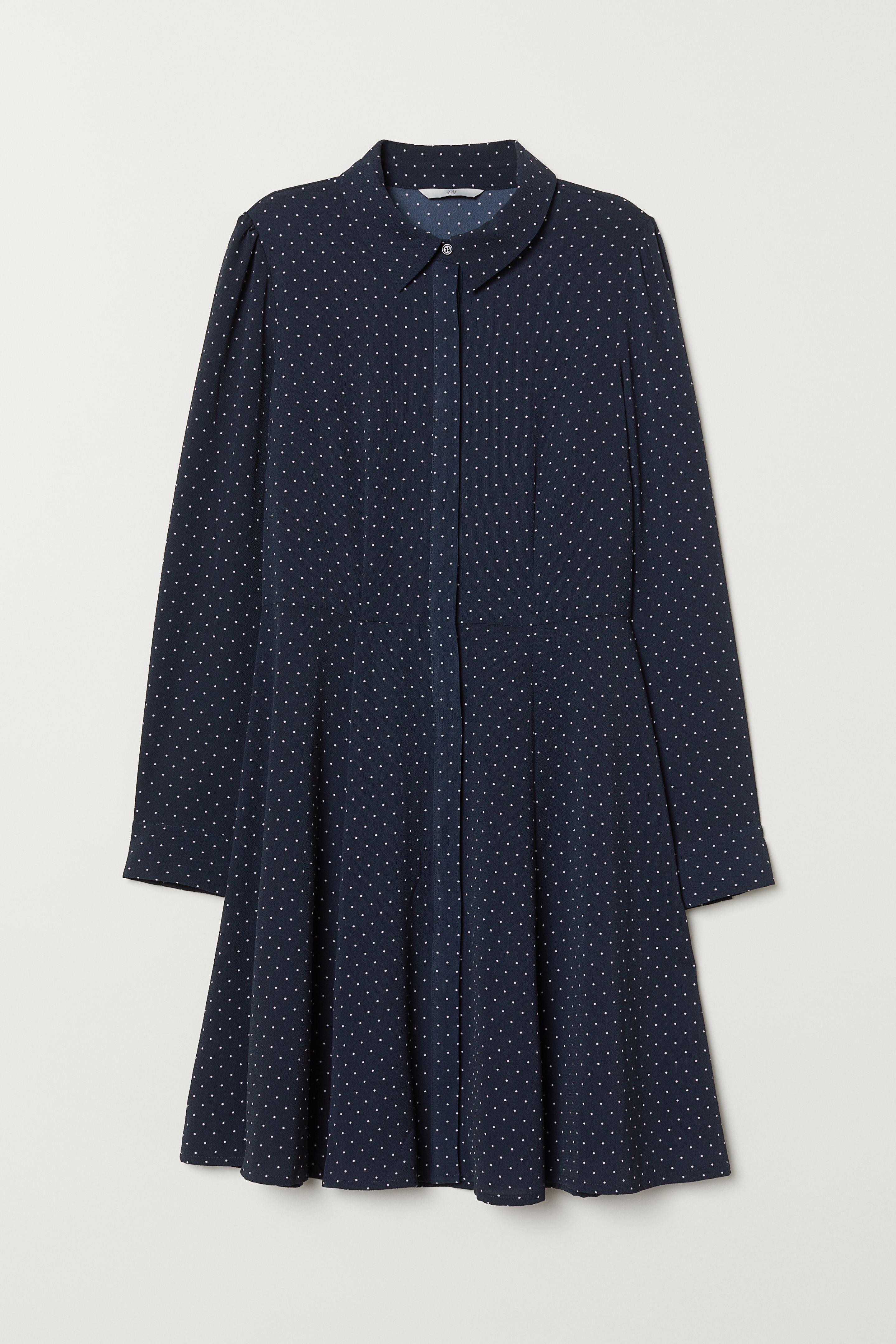 

Платье H&M 40 темно синий горох 6913828