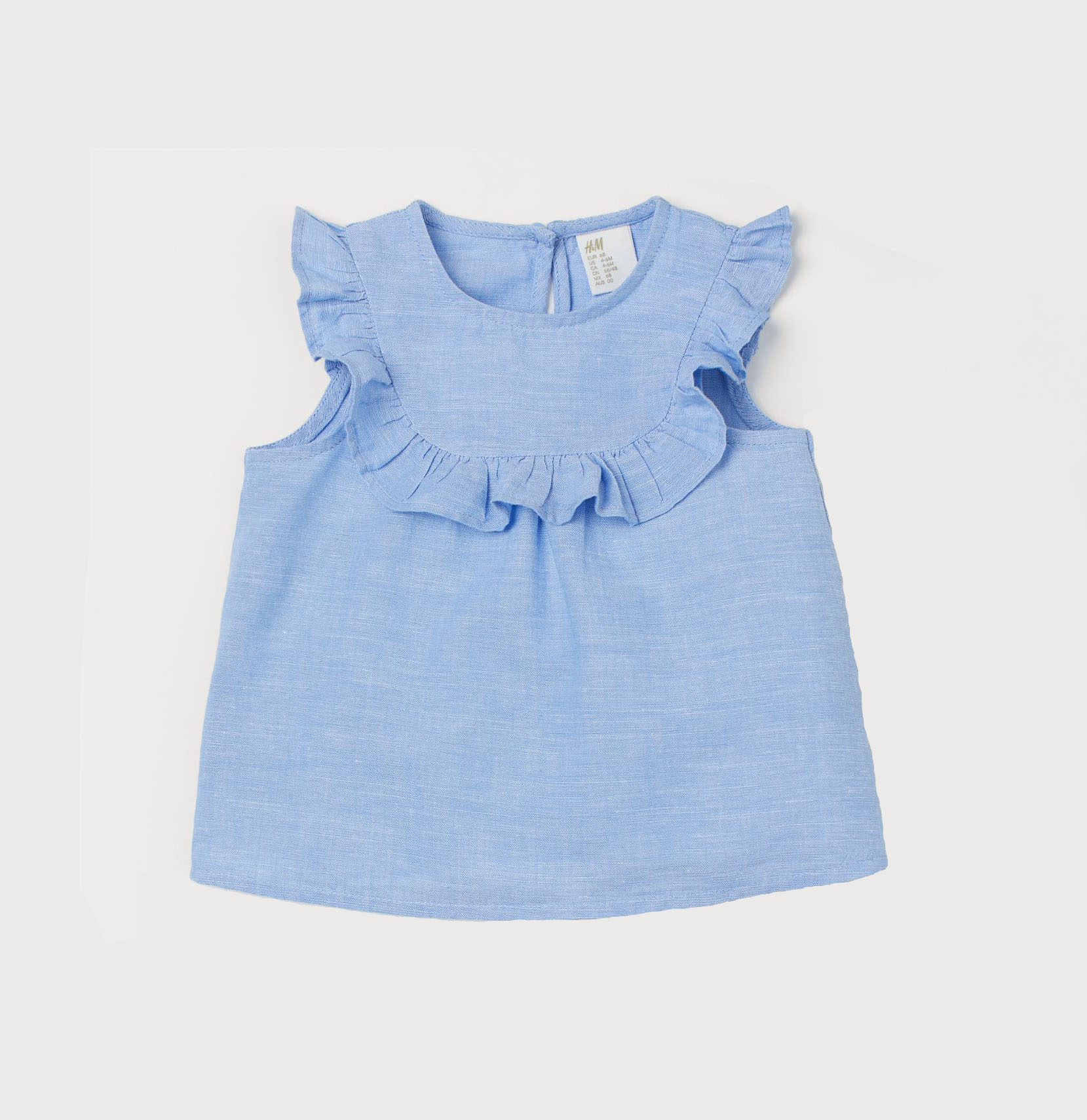 

Блуза H&M 80см голубой 80280043712